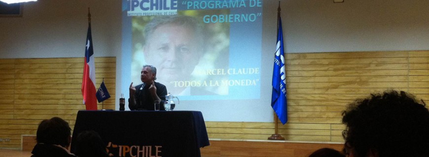 Marcel Claude en el Instituto Profesional de Chile